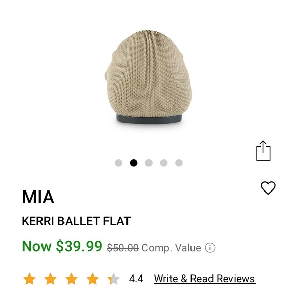 MIA Kerri Ballet Flat - Fuchsia - NWOB - Picture 4 of 5